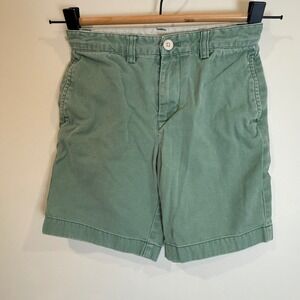 Vineyard Vines‎ Boys Size 7 Green Chino Shorts Classic Preppy Cotton Casual